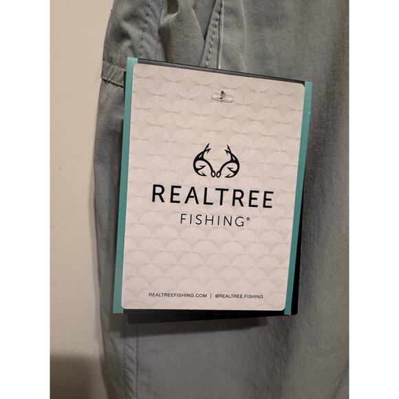 Realtree Hybrid Gray Women's Performance Fishing Shorts Elastic Drawstring Small - Picture 10 of 10